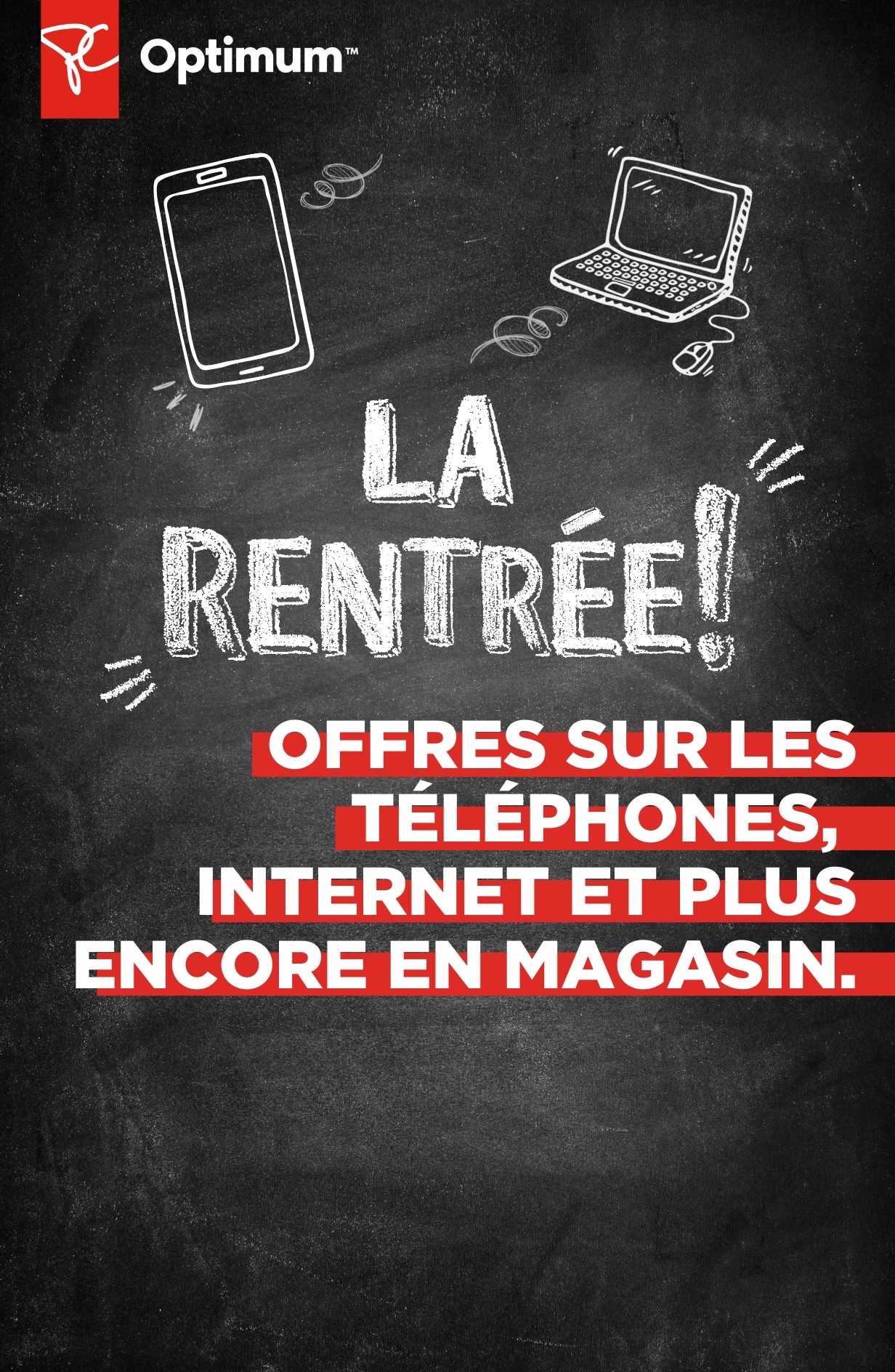 C’est la rentrée à la Boutique Mobile ! Trouvez des offres sur les téléphones, Internet et plus encore !