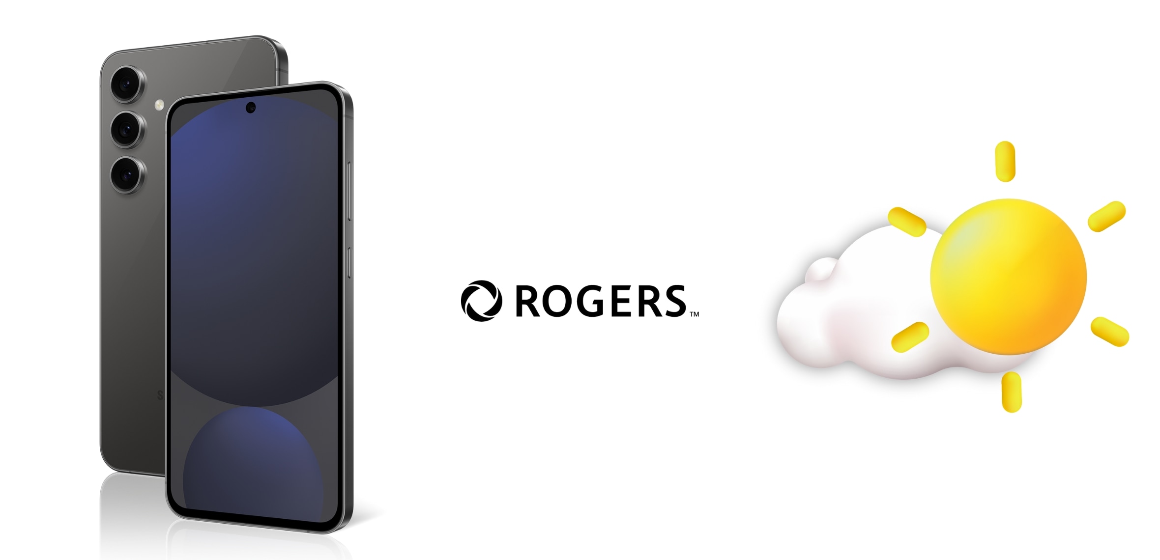 A black S24FE with Rogers logo against a white background