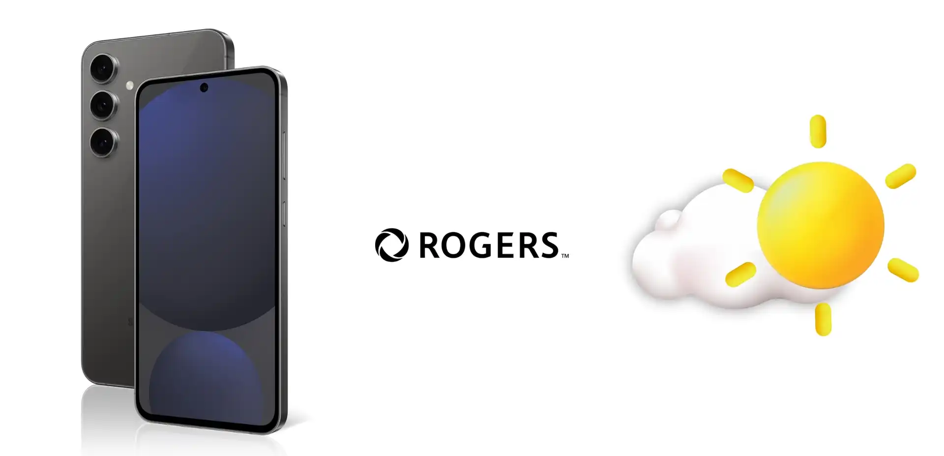 A black S24FE with Rogers logo against a white background